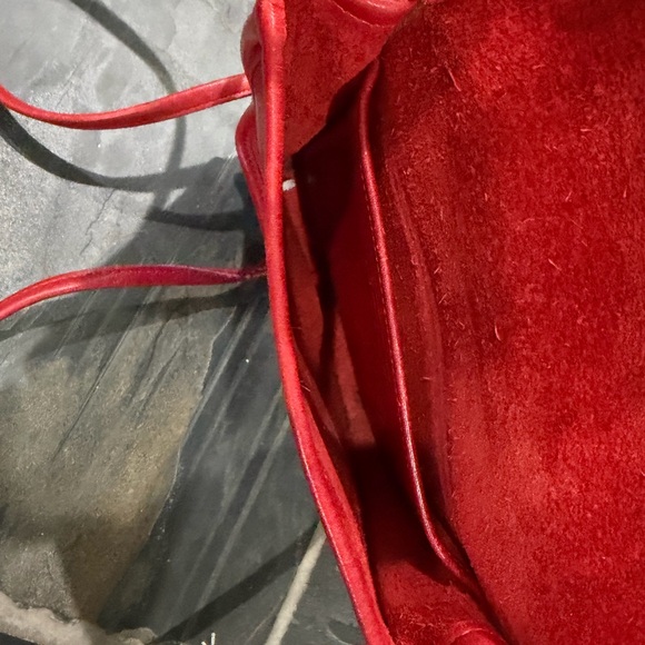 Coach 9620 vintage red leather pouch purse - Picture 8 of 12